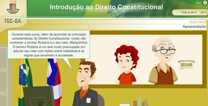 TRE-BA-Imagem do curso EAD de Introdução ao Direito Constitucional da EJE-BA TRE-BA-Imagem do curso EAD de Introdução ao Direito Constitucional da EJE-BA