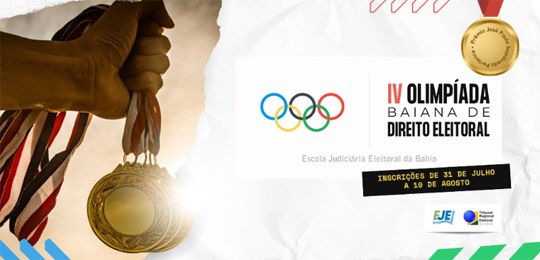 EJE/BA abre inscrições para a IV Olimpíada Baiana de Direito Eleitoral