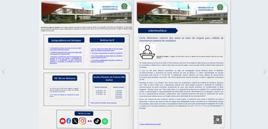 TRE-BA lança novo formato para as publicações com decisões da Corte Eleitoral TRE-BA lança novo formato para as publicações com decisões da Corte Eleitoral