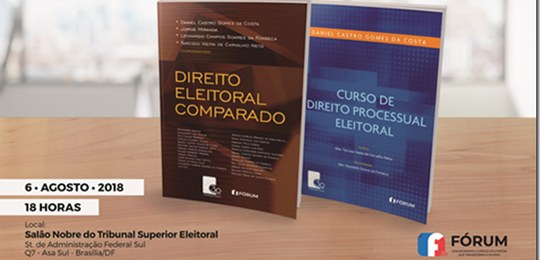 TRE-BA livros livros Direito Eleitoral Comparado e Curso de Direito Processual Eleitoral