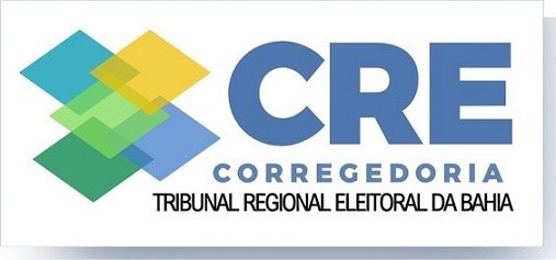 Logomarca da Corregedoria Regional Eleitoral da Bahia (CRE-BA).
