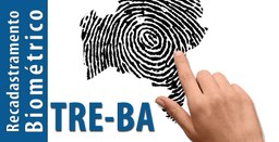 Imagem do logo da biometria na Bahia