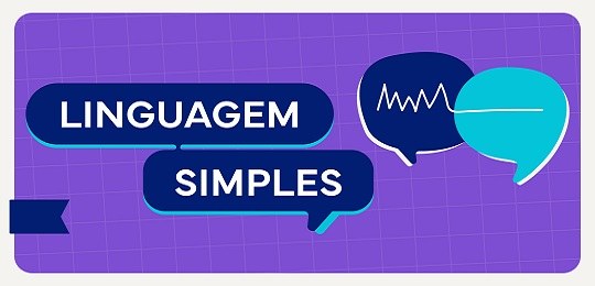 Logotipo do Projeto Linguagem Simples no TRE-BA, em uma 2ª versão.