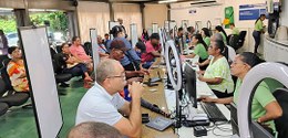 Ação ocorreu das 8h às 12h e foi voltada para quem deixou de votar