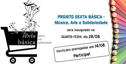 Imagem do folder do Projeto Sexta Basica