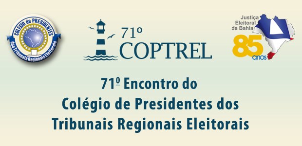 Encontro do Colégio de Presidentes dos Tribunais Regionais Eleitorais acontecerá nos dias 05 e 0...