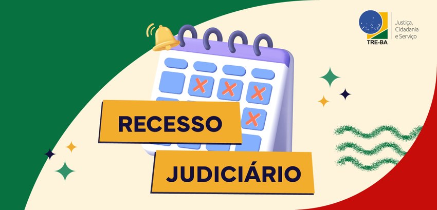 TRE-BA suspende atendimento presencial a partir de 20 de dezembro Recesso forense: TRE-BA suspende atendimento presencial a partir de 20 de dezembro