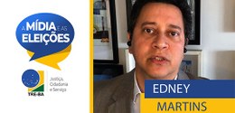 Videoaula de Edney Martins, Assessor de Comunicação do TRE-PA, dentro do projeto "A Mídia e as E...