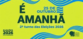 É amanhã: votação ocorrerá das 8h às 17h