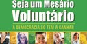 Logomarca do projeto mesário voluntário do TRE-BA